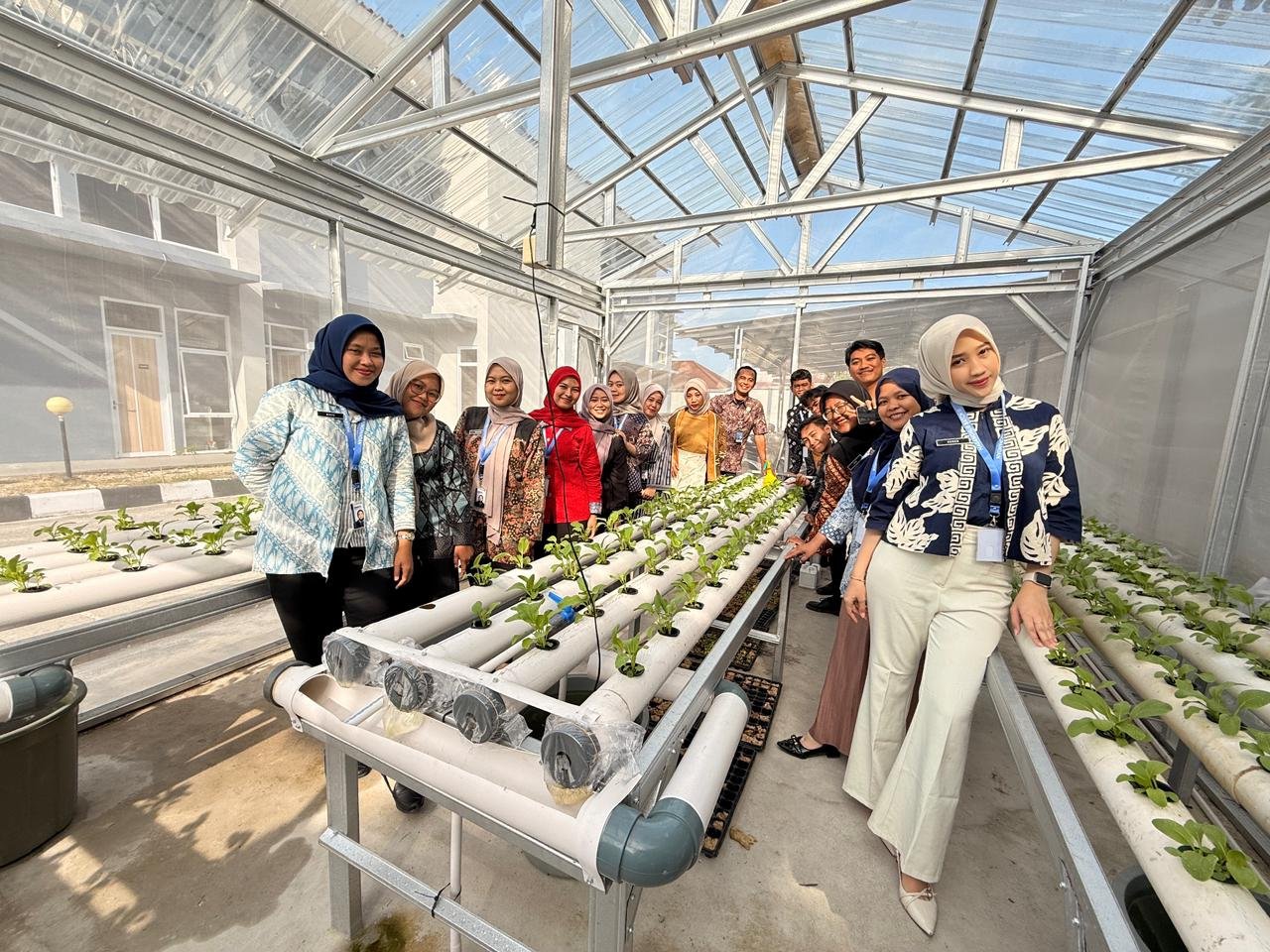 Lewat Hijaukan Lingkungan, Bapas Tanjungpandan Perkuat Pembimbingan Klien Lewat Rumah Hidroponik